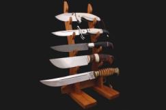 Подставка для пяти охотничьих ножей